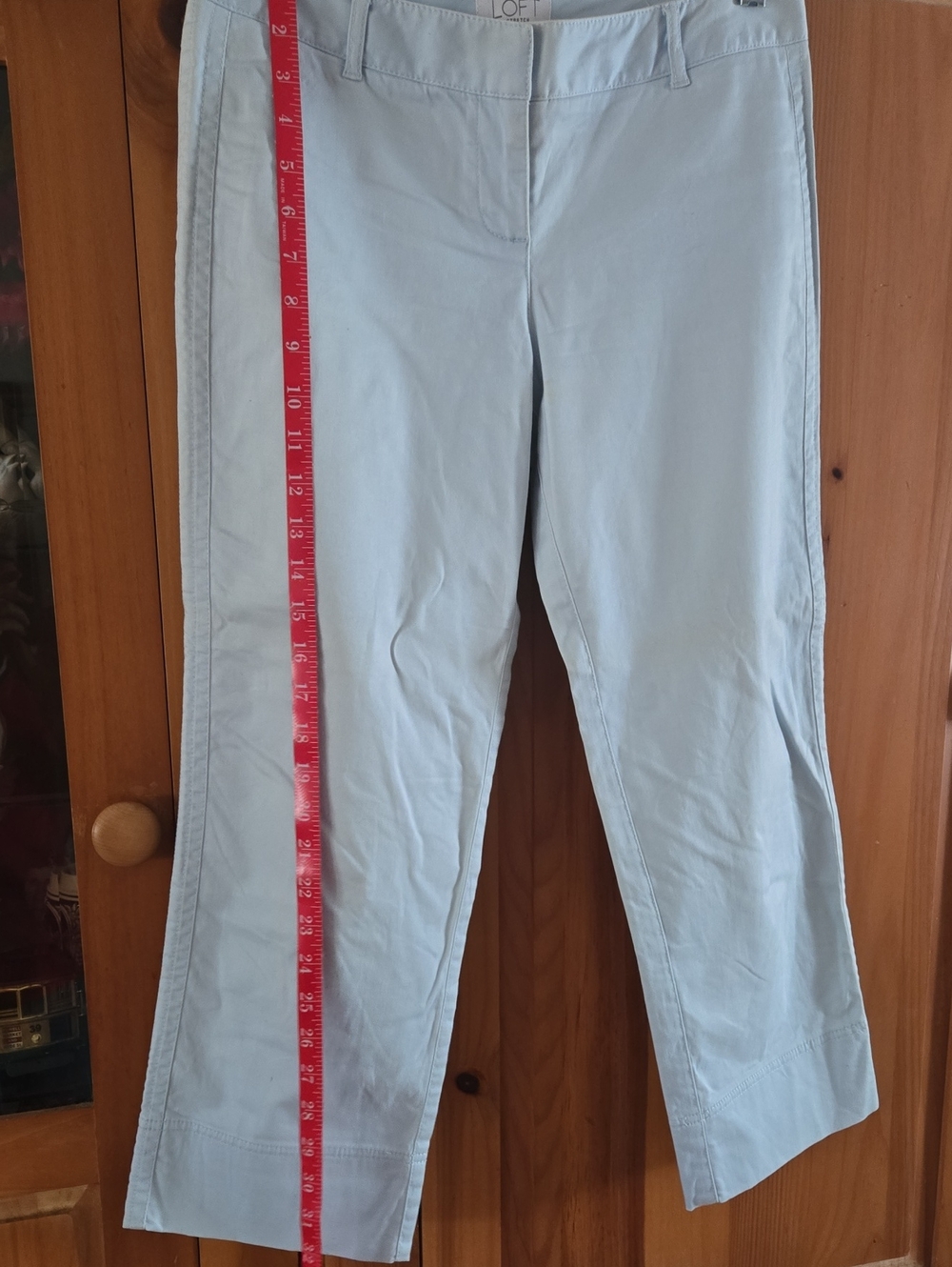 LOFT Light Blue Cropped Stretch Jeans. Sz 2